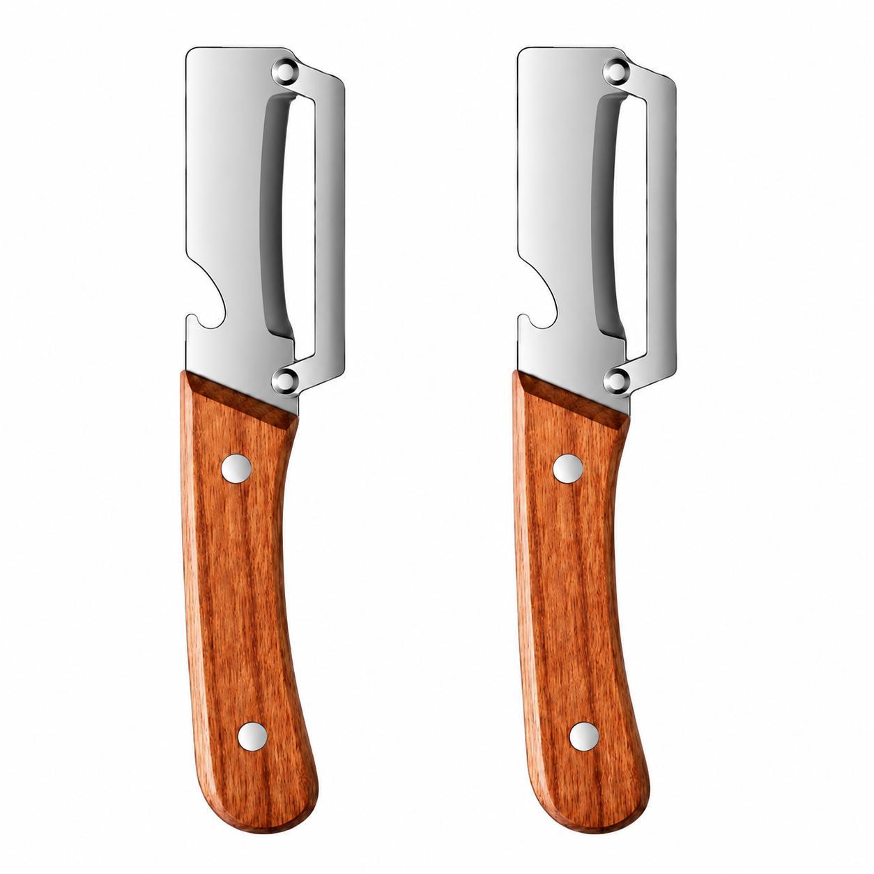 Household stainless steel peeler/peeler, kitchen sugarcane and lettuce slicer, commercial thickened slicer.