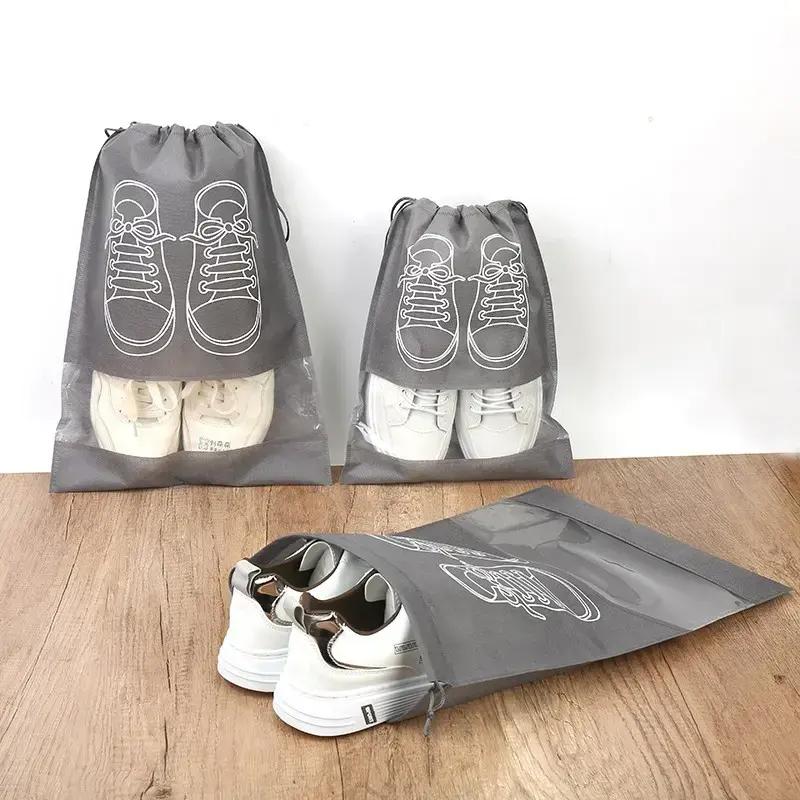 Dustproof Dirty Shoe Storage Bag Breathable Travel Shoe Pouch Moisture-Proof Dust-Proof Yellowing Protection Shoe Organizer for Travel