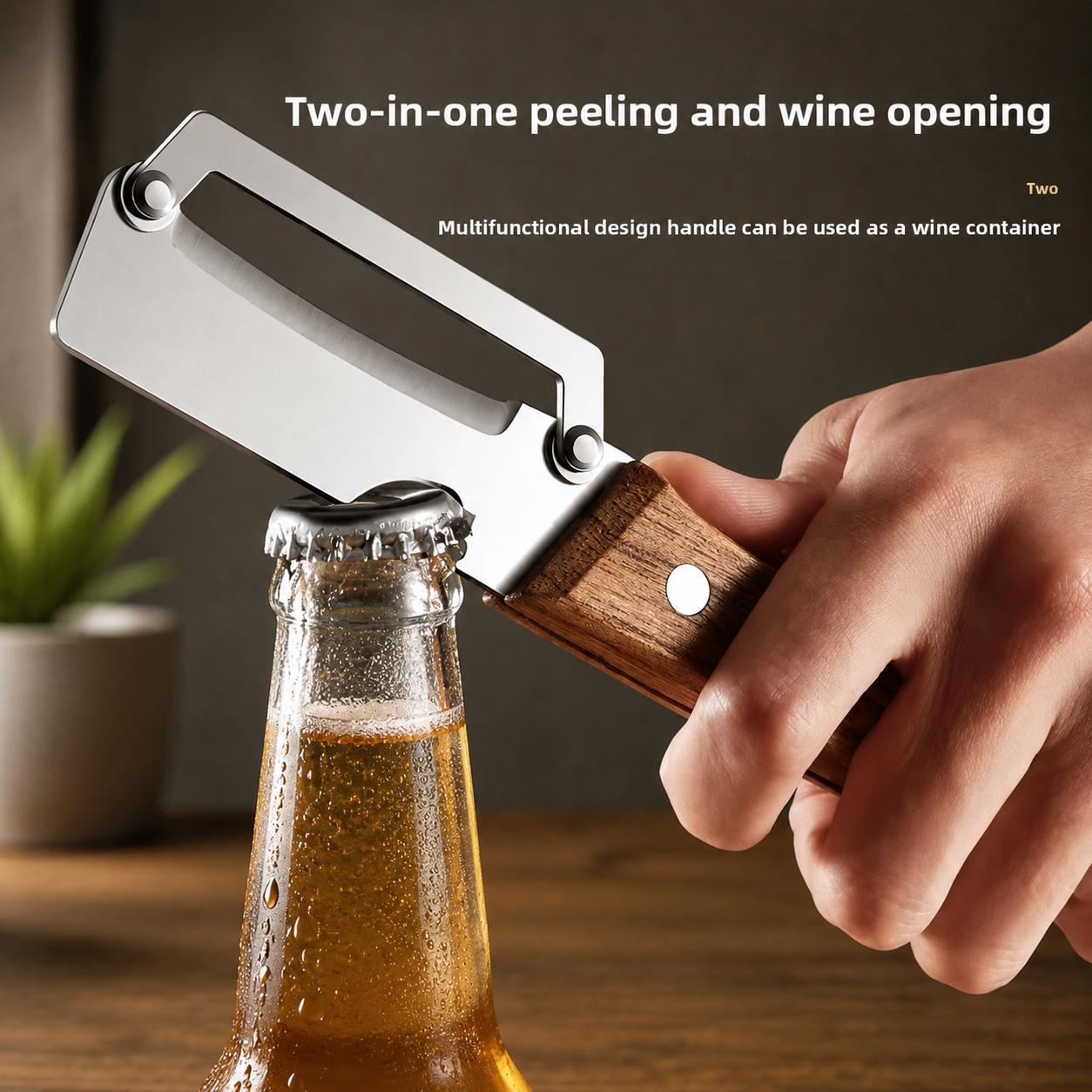 Household stainless steel peeler/peeler, kitchen sugarcane and lettuce slicer, commercial thickened slicer.