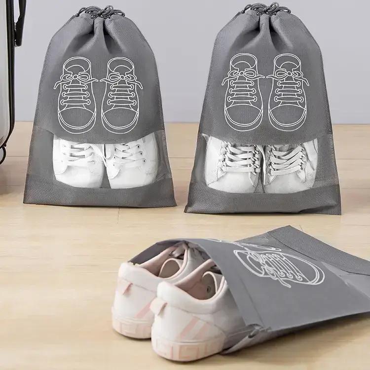 Dustproof Dirty Shoe Storage Bag Breathable Travel Shoe Pouch Moisture-Proof Dust-Proof Yellowing Protection Shoe Organizer for Travel